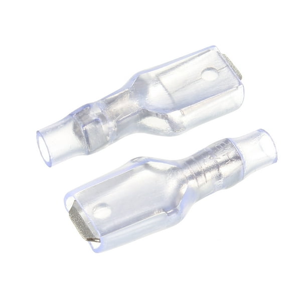 Insulator 6.3mm Spade Terminal Quality Clear 6.3mm PVC Female Connector Covers
